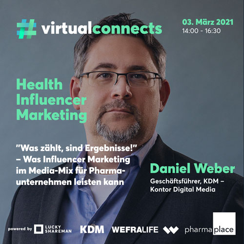 Daniel Weber Virtual Connects Pharma Health Care Digital Advertising Online Media