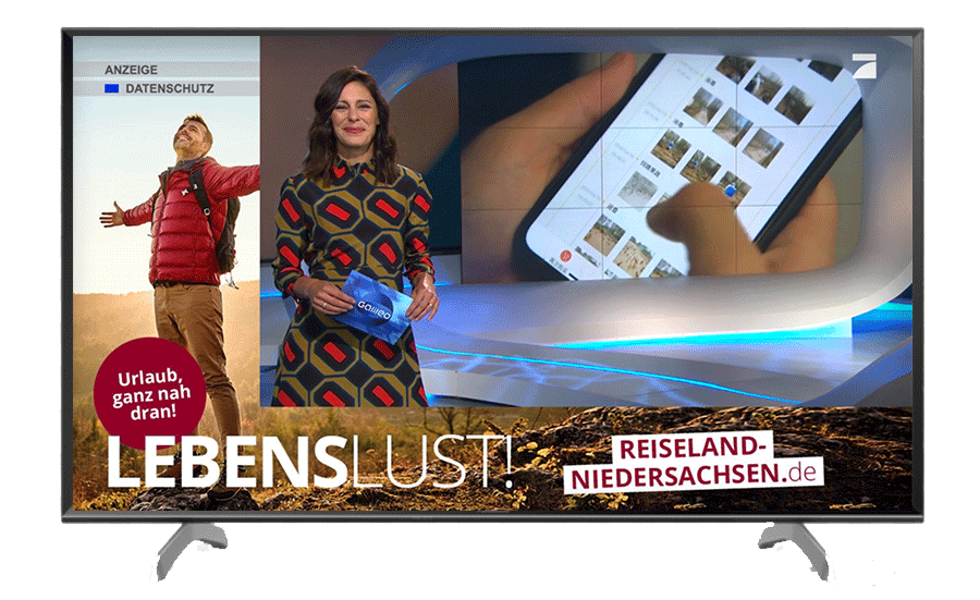 Addressable TV / Smart TV Tourismus Marketing Niedersachsen Switch In